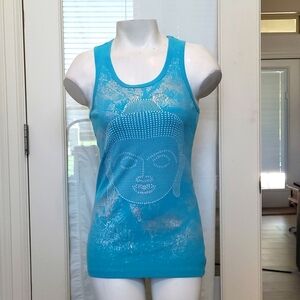 Paiva Blue Buddha Tank Top